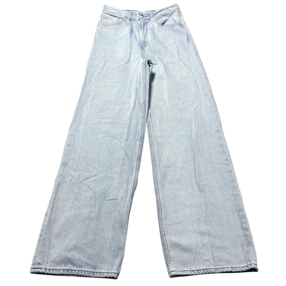 Levis Premium High Loose Jeans Womens 27 Light Wash High Rise Wide Leg 27x30